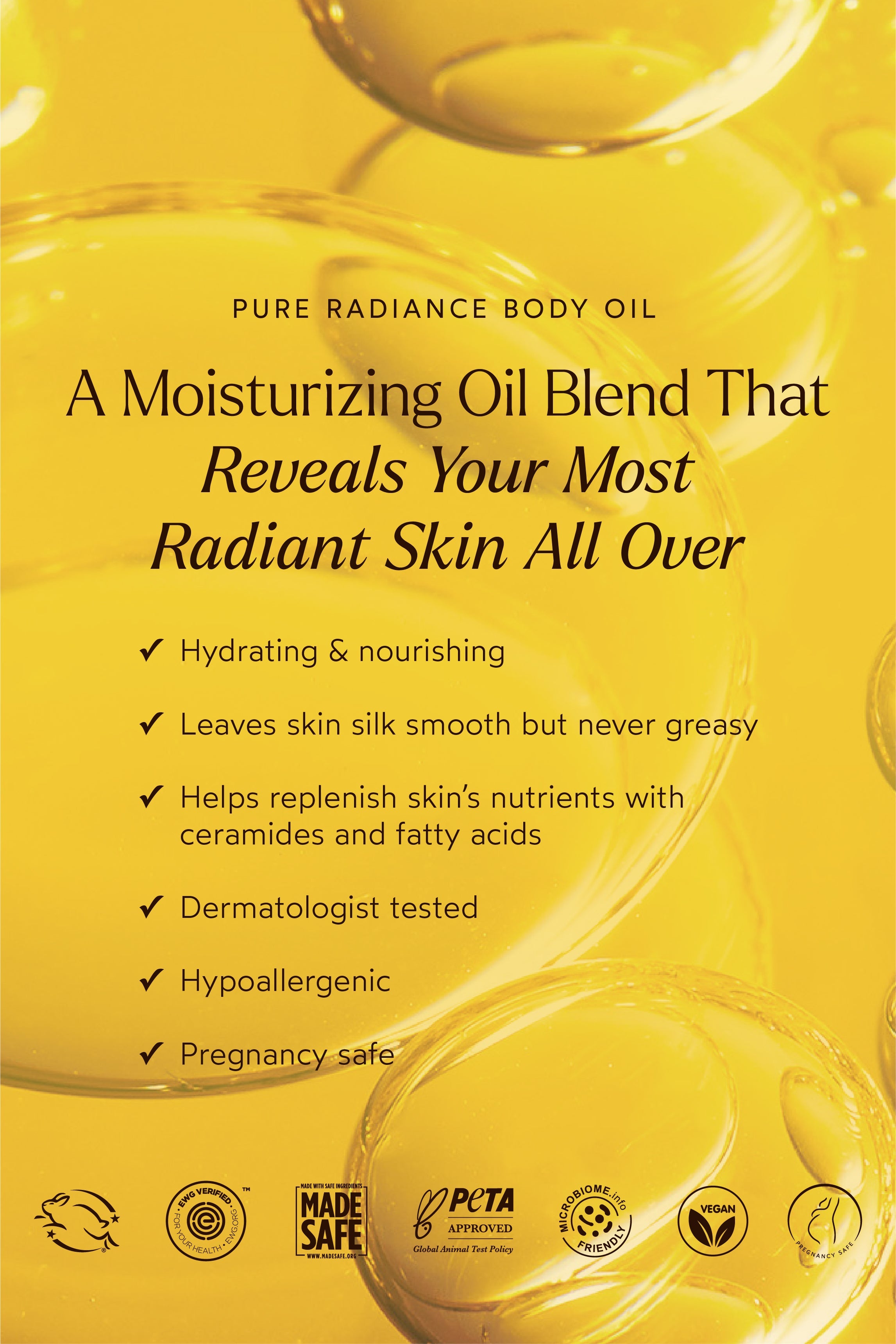 True Botanicals Pure Radiance Body Oil