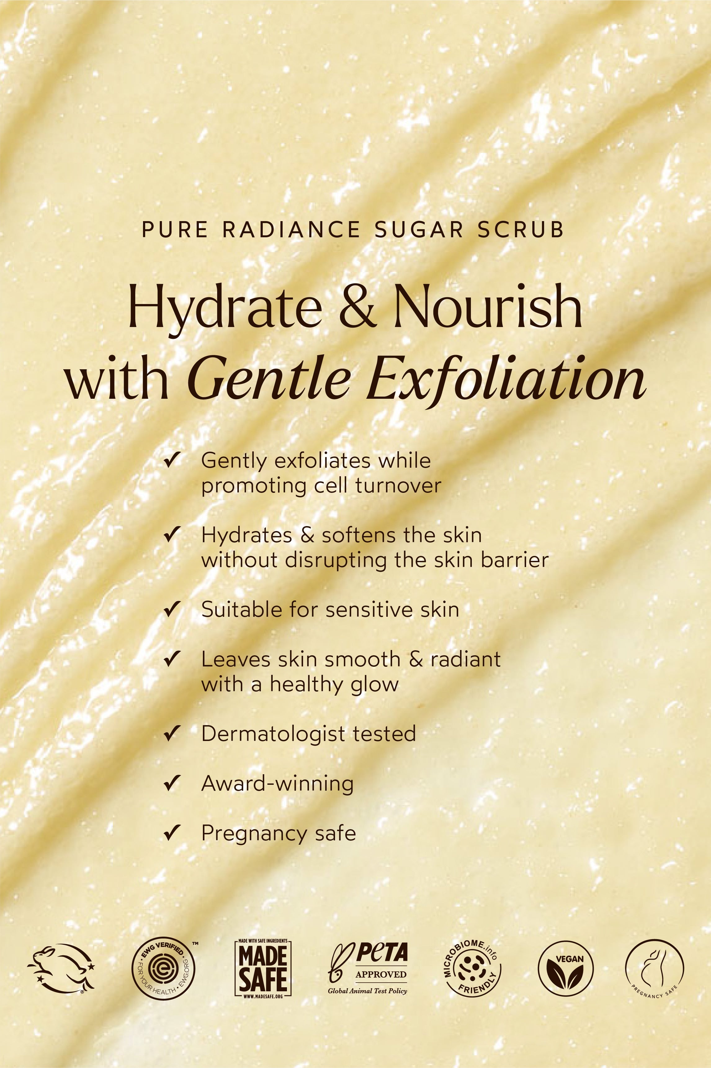 True Botanicals Pure Radiance Sugar Scrub