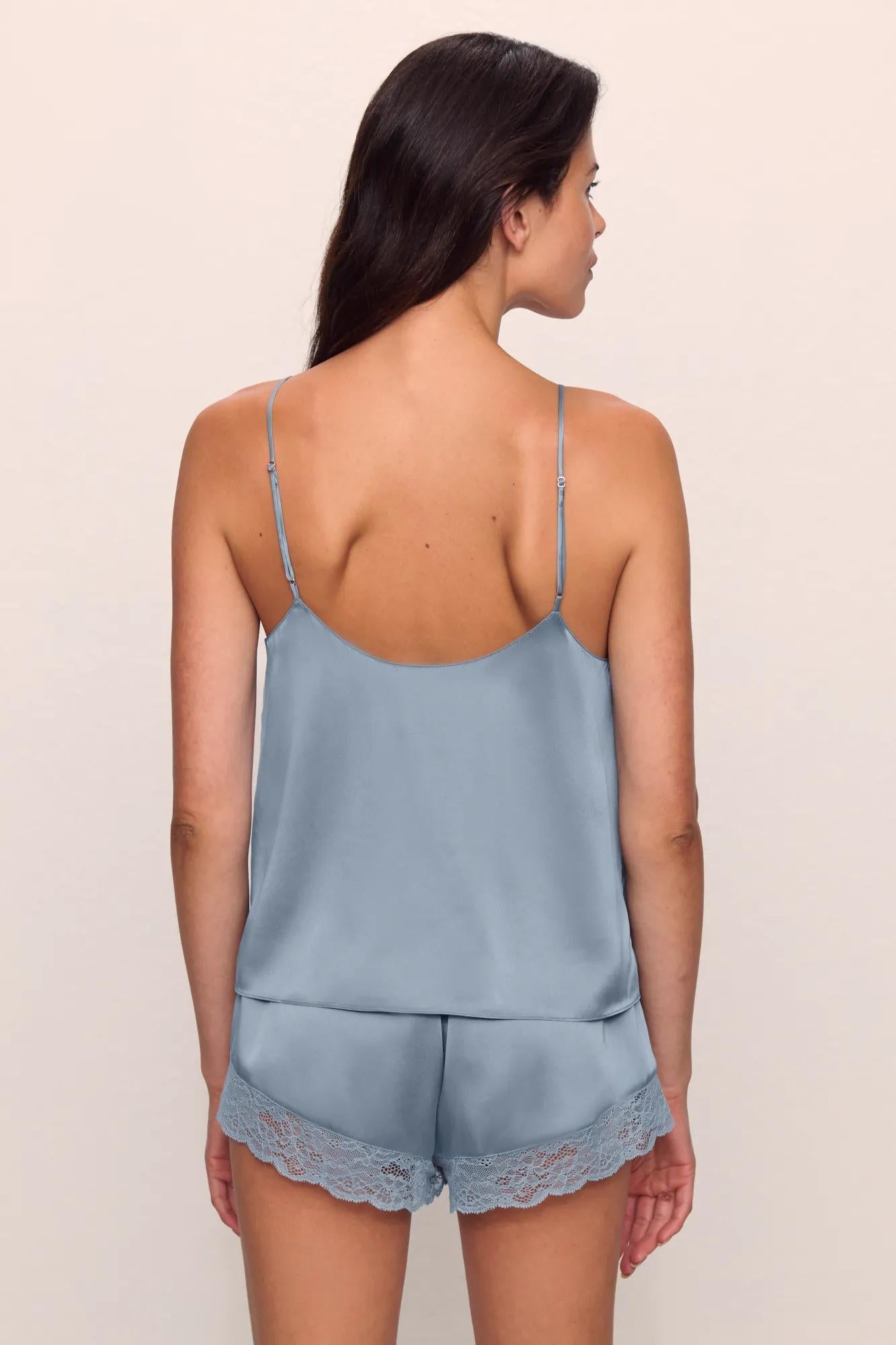 Washable Silk Lace Cami & Short Set