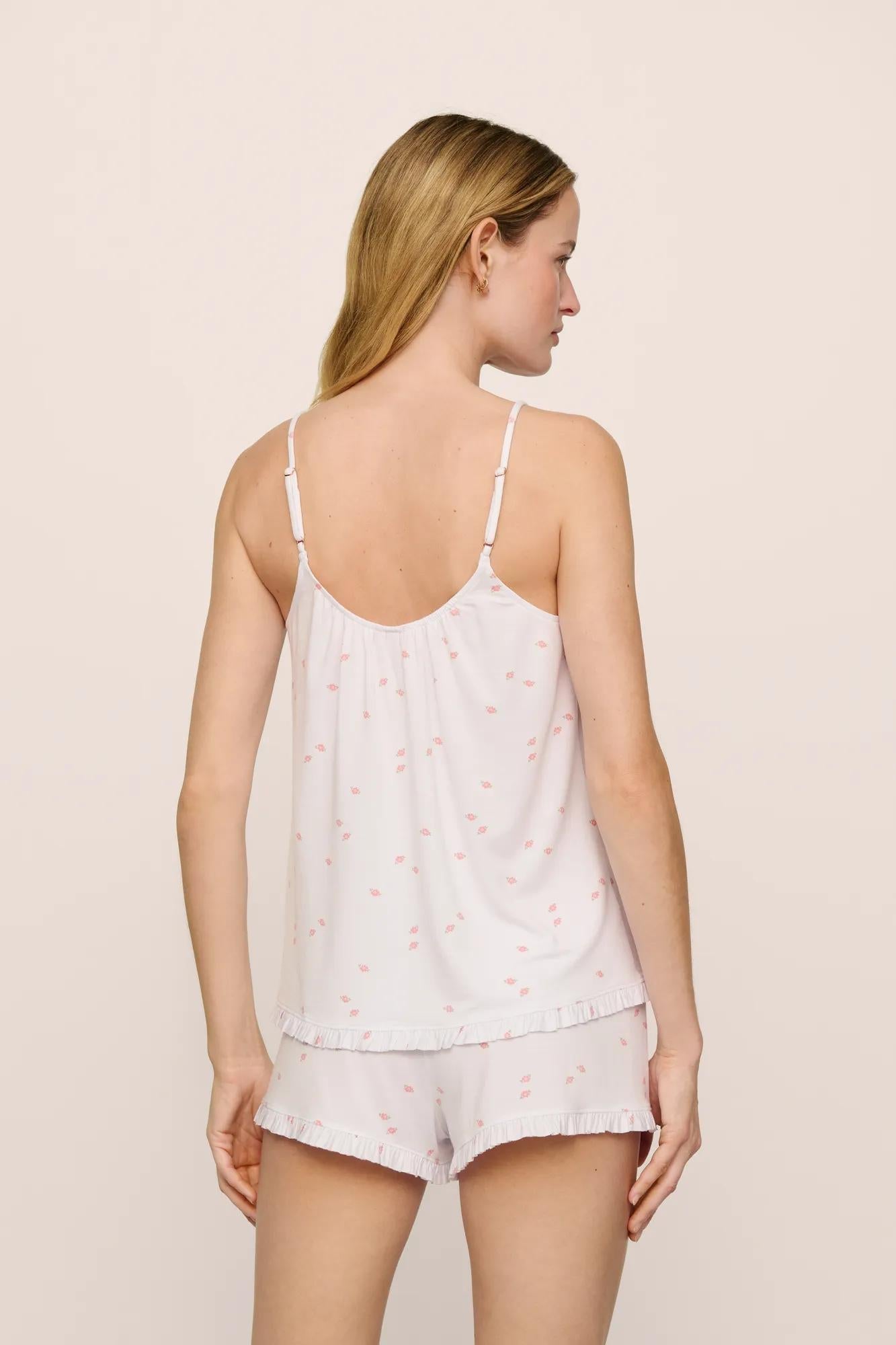 Gisele TENCEL™ Printed Modal Ruffle Cami & Shortie Short Set