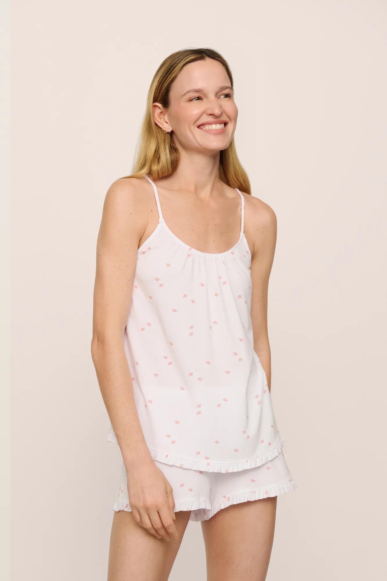Gisele TENCEL™ Printed Modal Ruffle Cami & Shortie Short Set