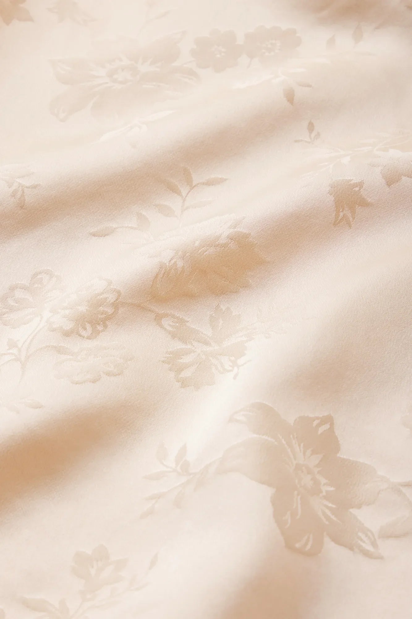 Inez Washable Silk Jacquard Long PJ Set