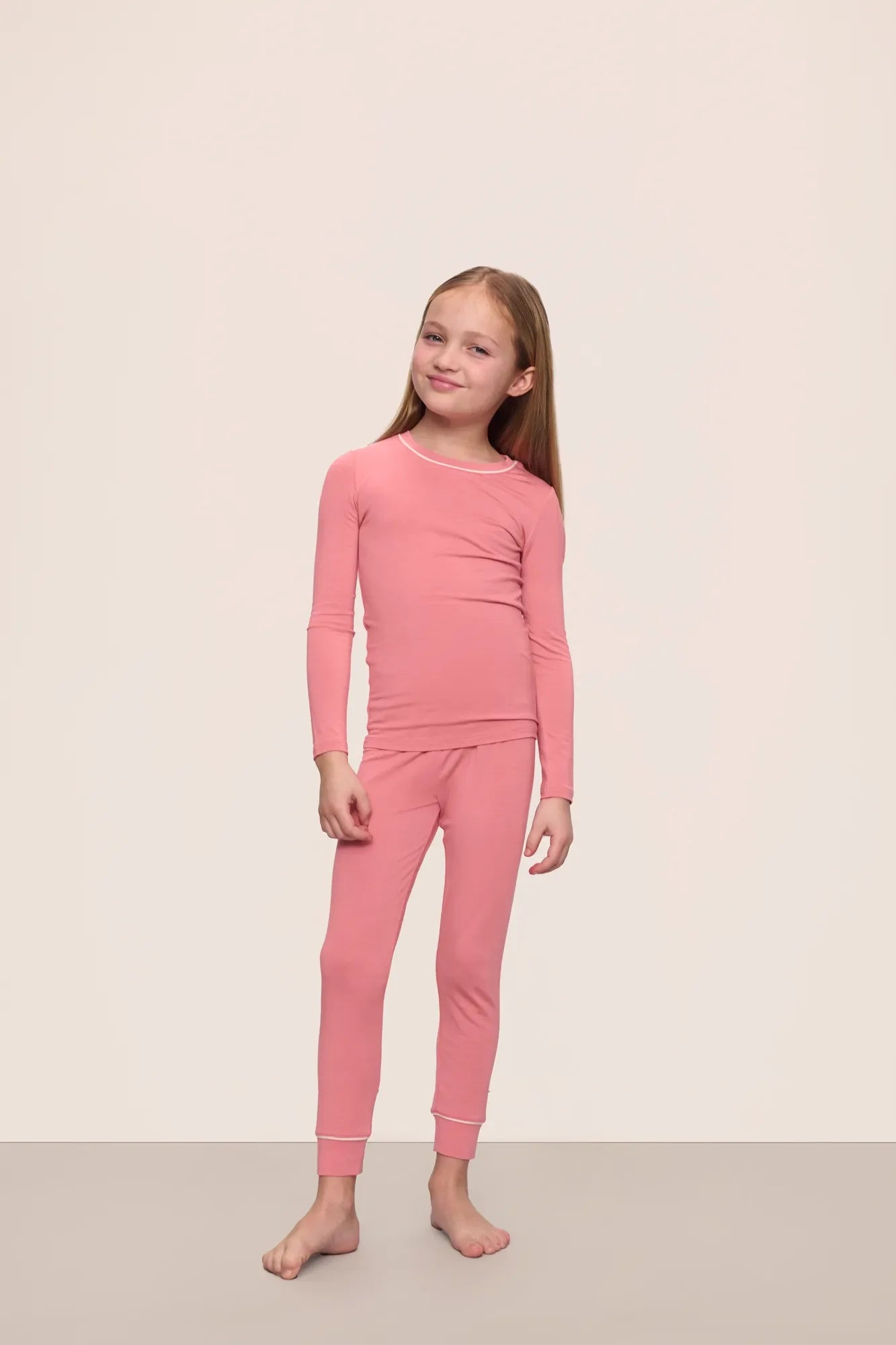 Kids TENCEL™ Modal Unisex Long PJ Set