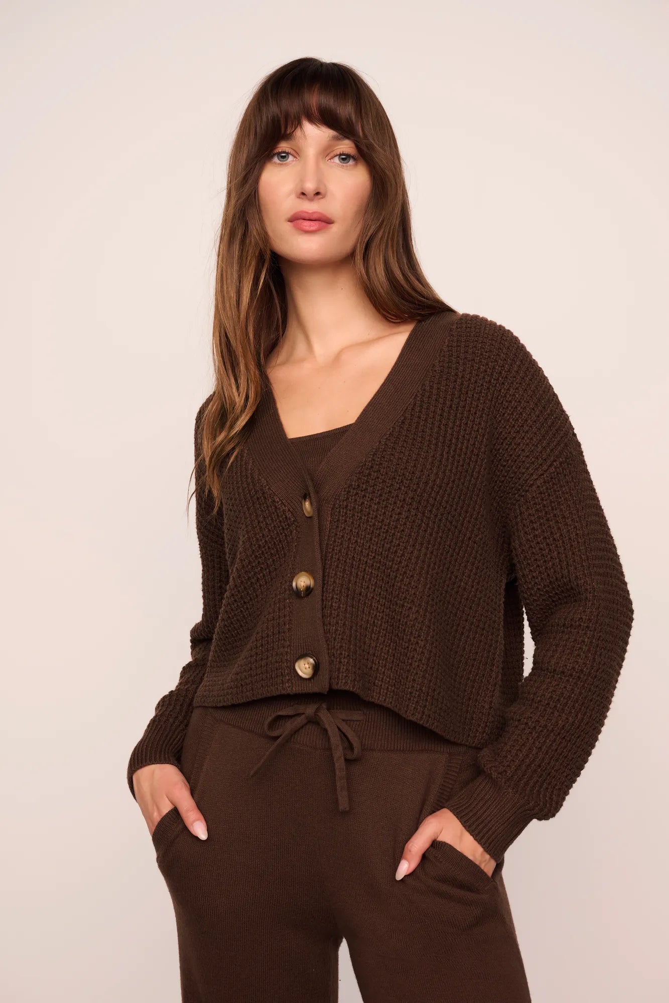 Recycled Sweater Cropped Cardigan