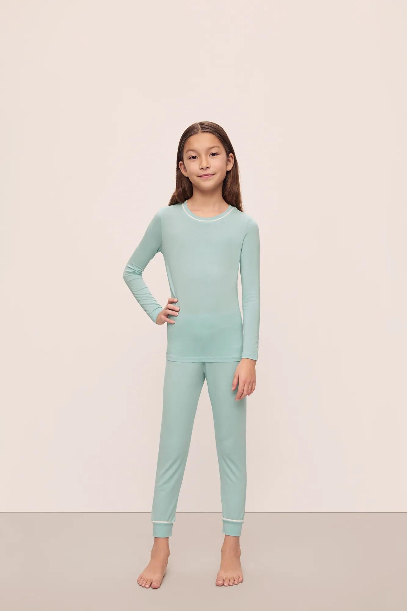 Kids TENCEL™ Modal Unisex Long PJ Set