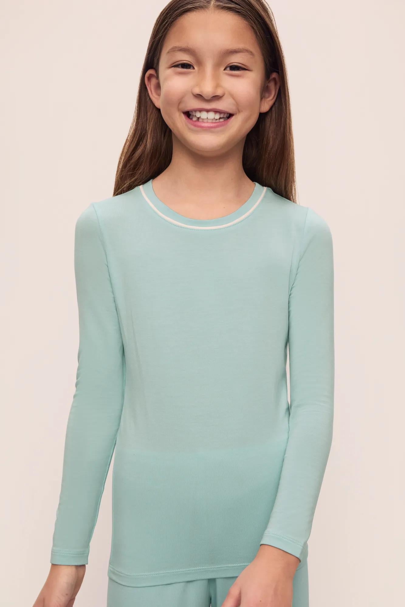 Kids TENCEL™ Modal Unisex Long PJ Set