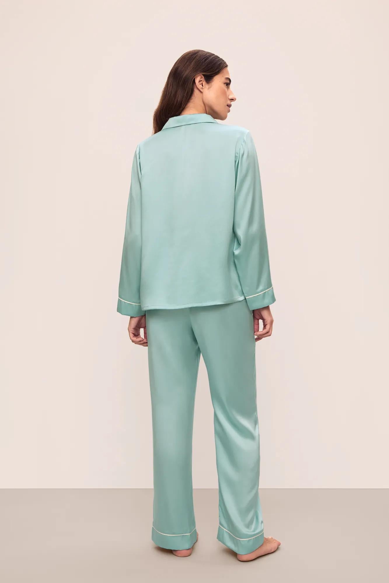 Inez Washable Silk Long PJ Set