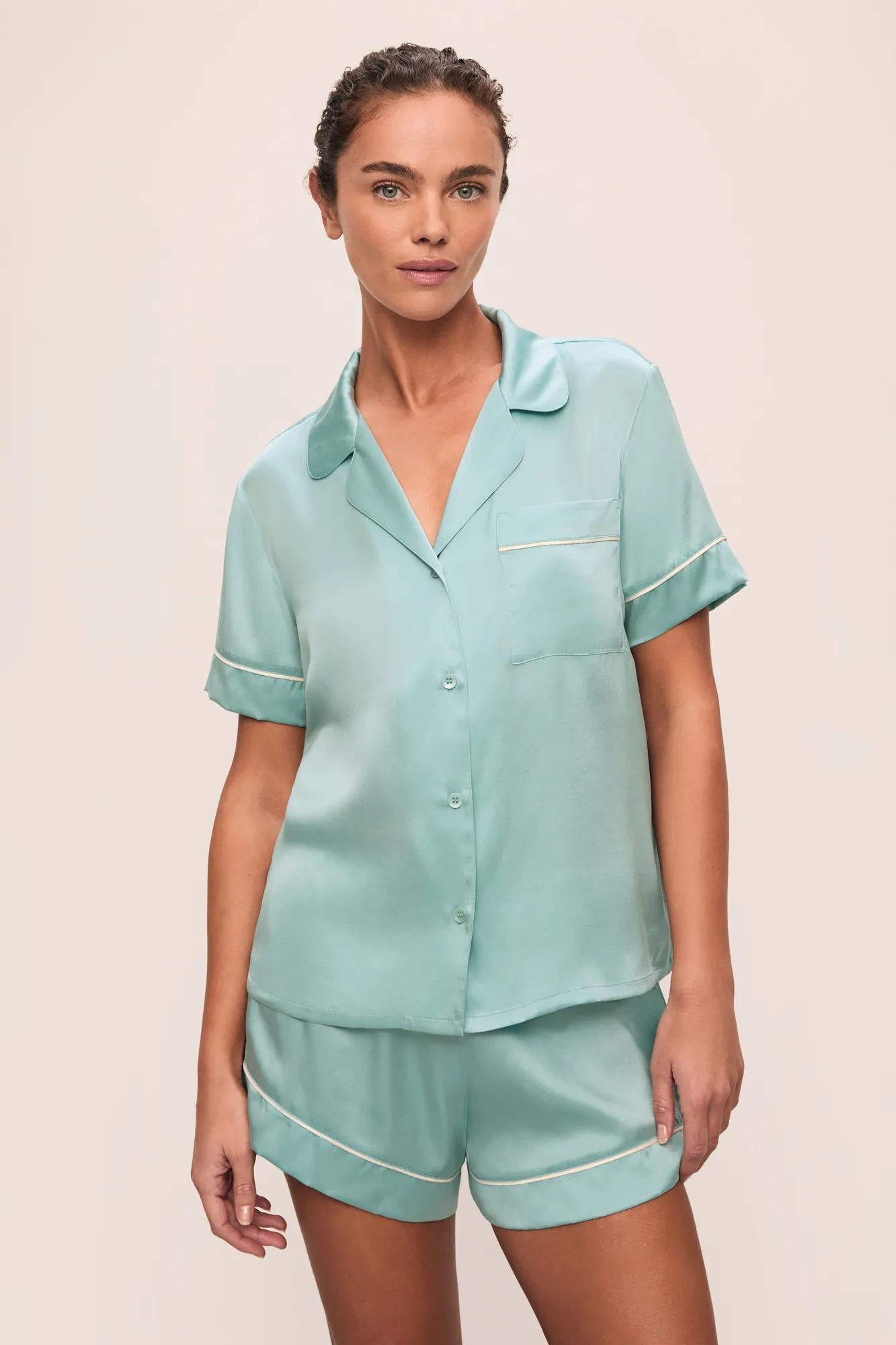 Inez Washable Silk Short PJ Set