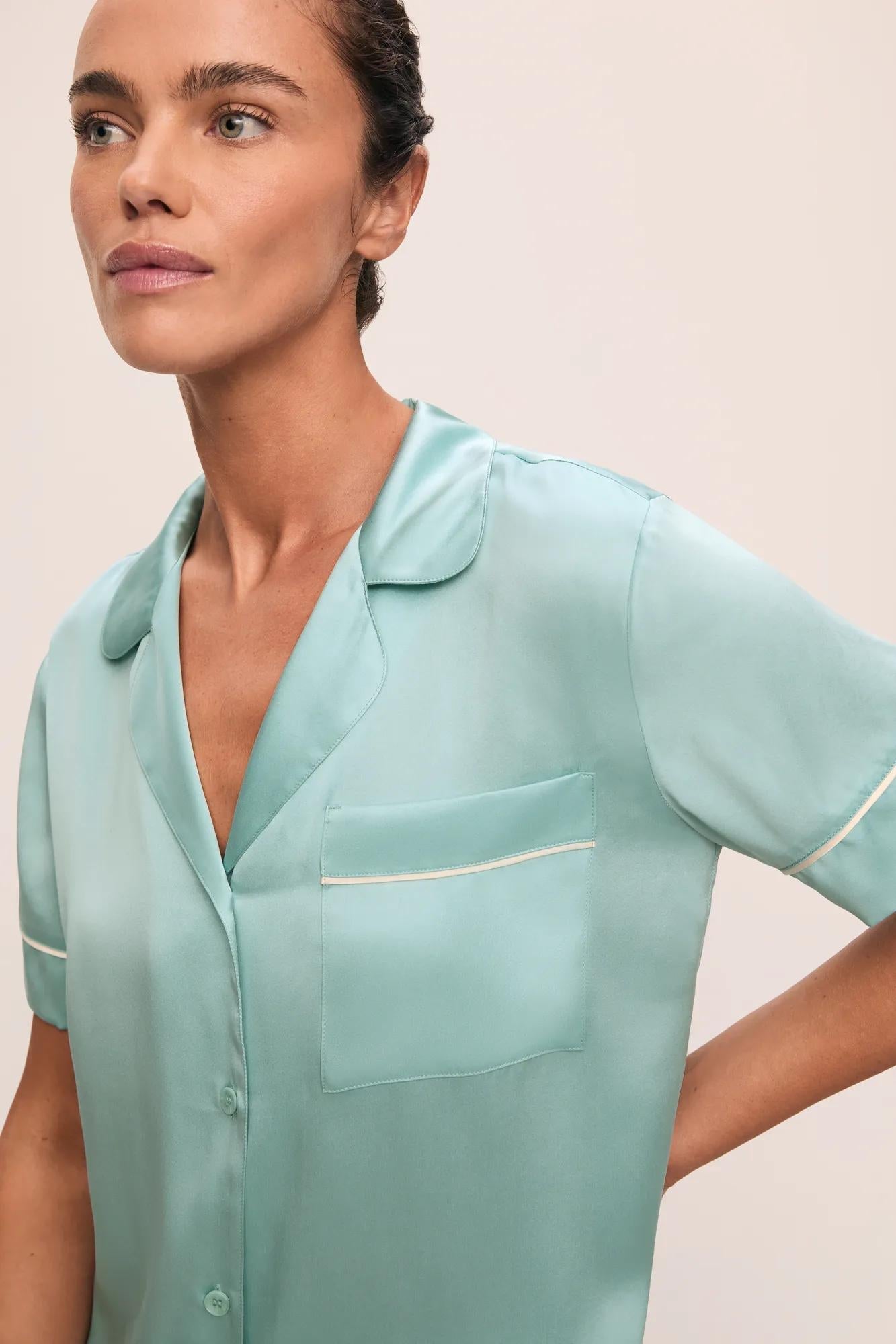 Inez Washable Silk Short PJ Set