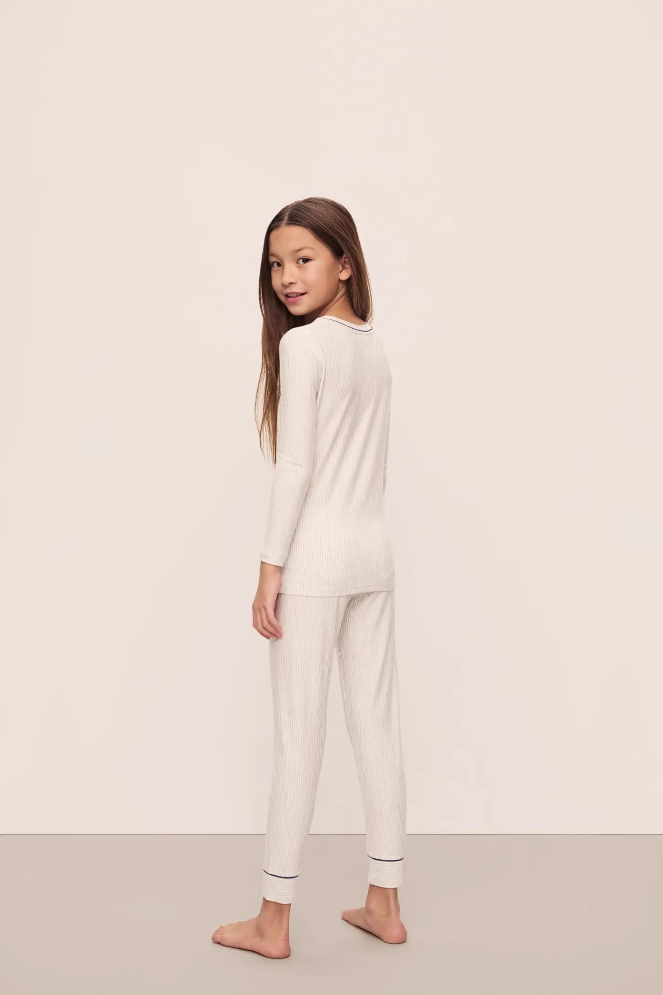Kids Printed TENCEL™ Modal Unisex Long PJ Set