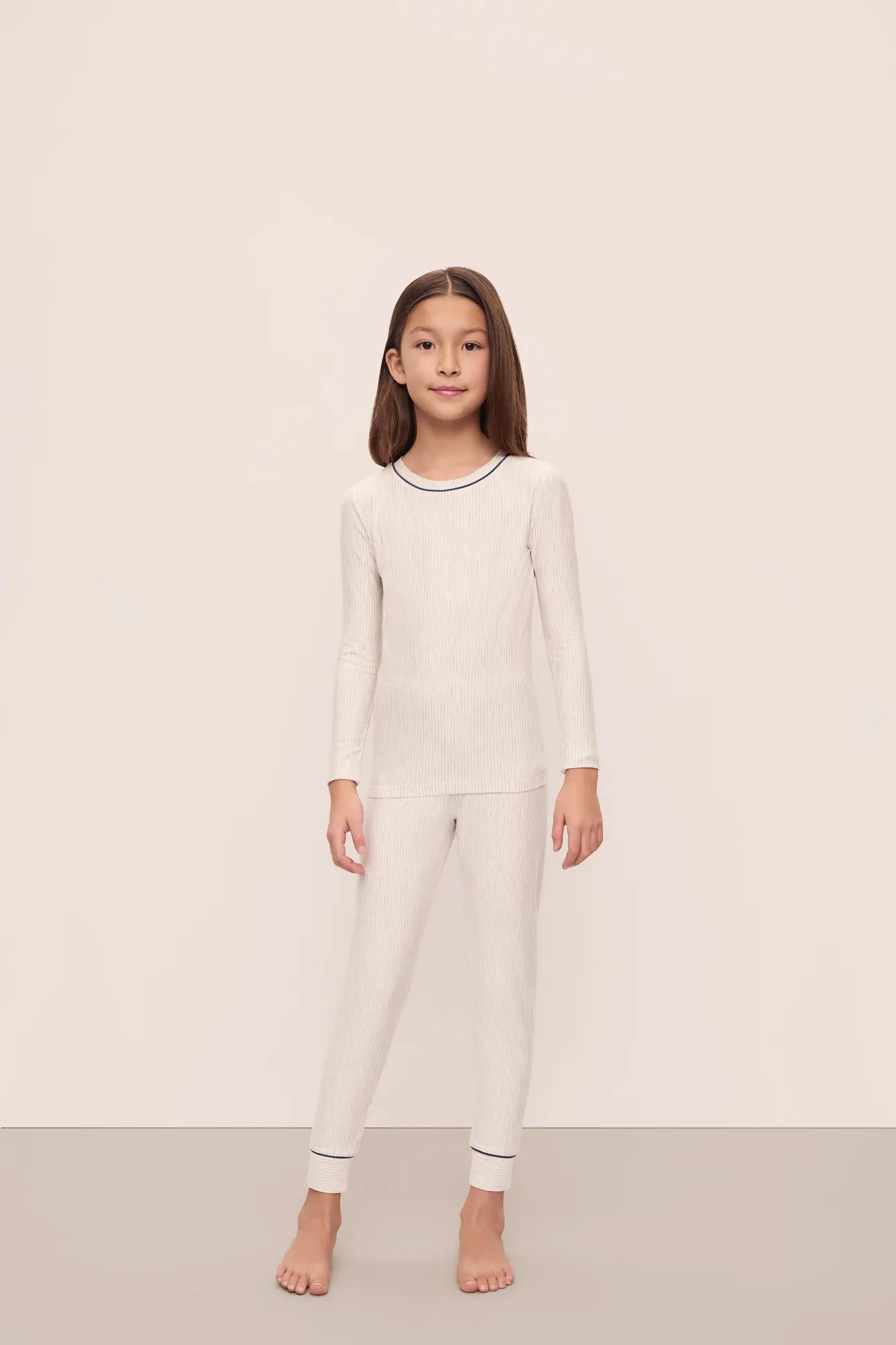 Kids Printed TENCEL™ Modal Unisex Long PJ Set