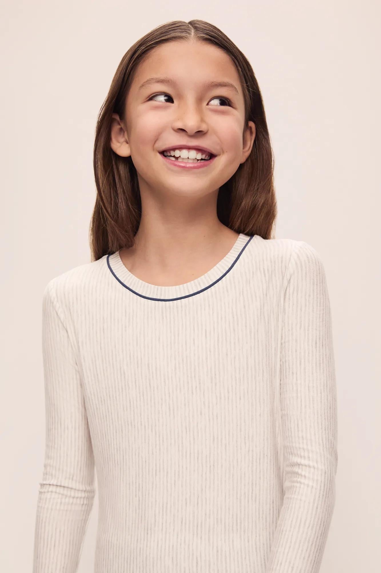 Kids Printed TENCEL™ Modal Unisex Long PJ Set