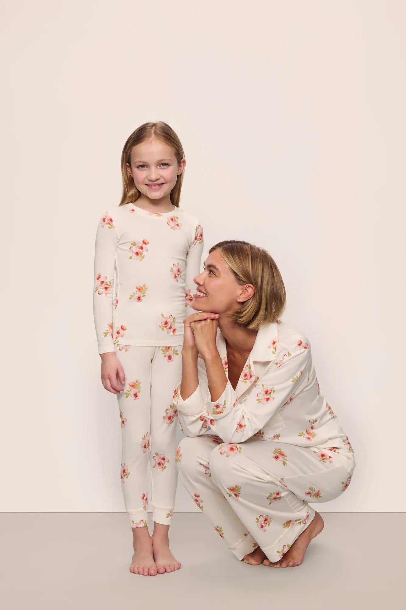 Kids Printed TENCEL™ Modal Unisex Long PJ Set