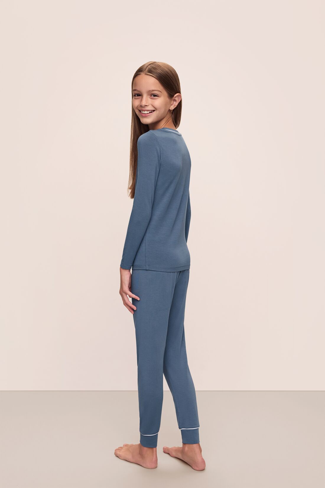 Kids TENCEL™ Modal Unisex Long PJ Set