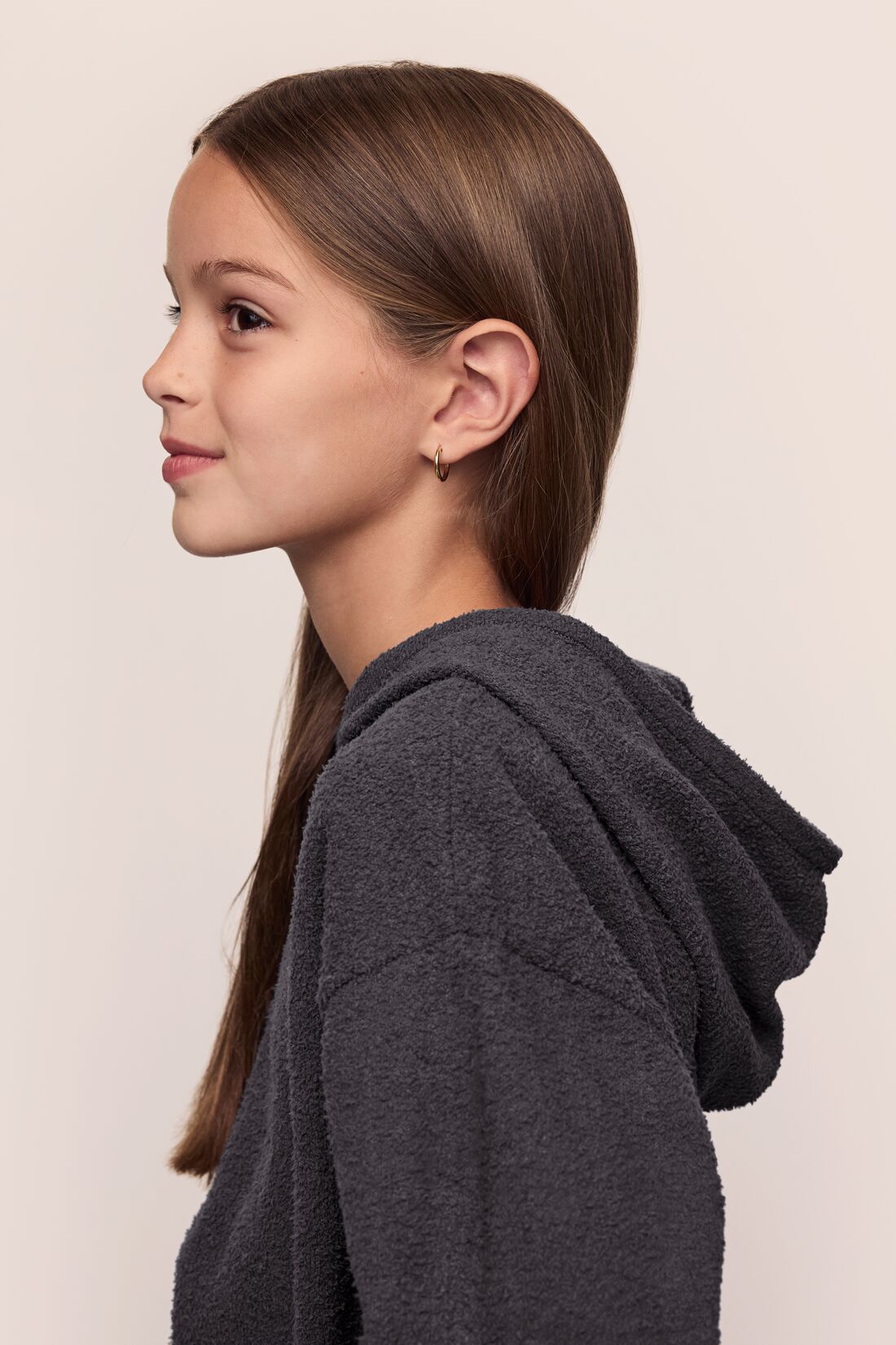 Kid's Recycled Boucle Hoodie & Jogger Set