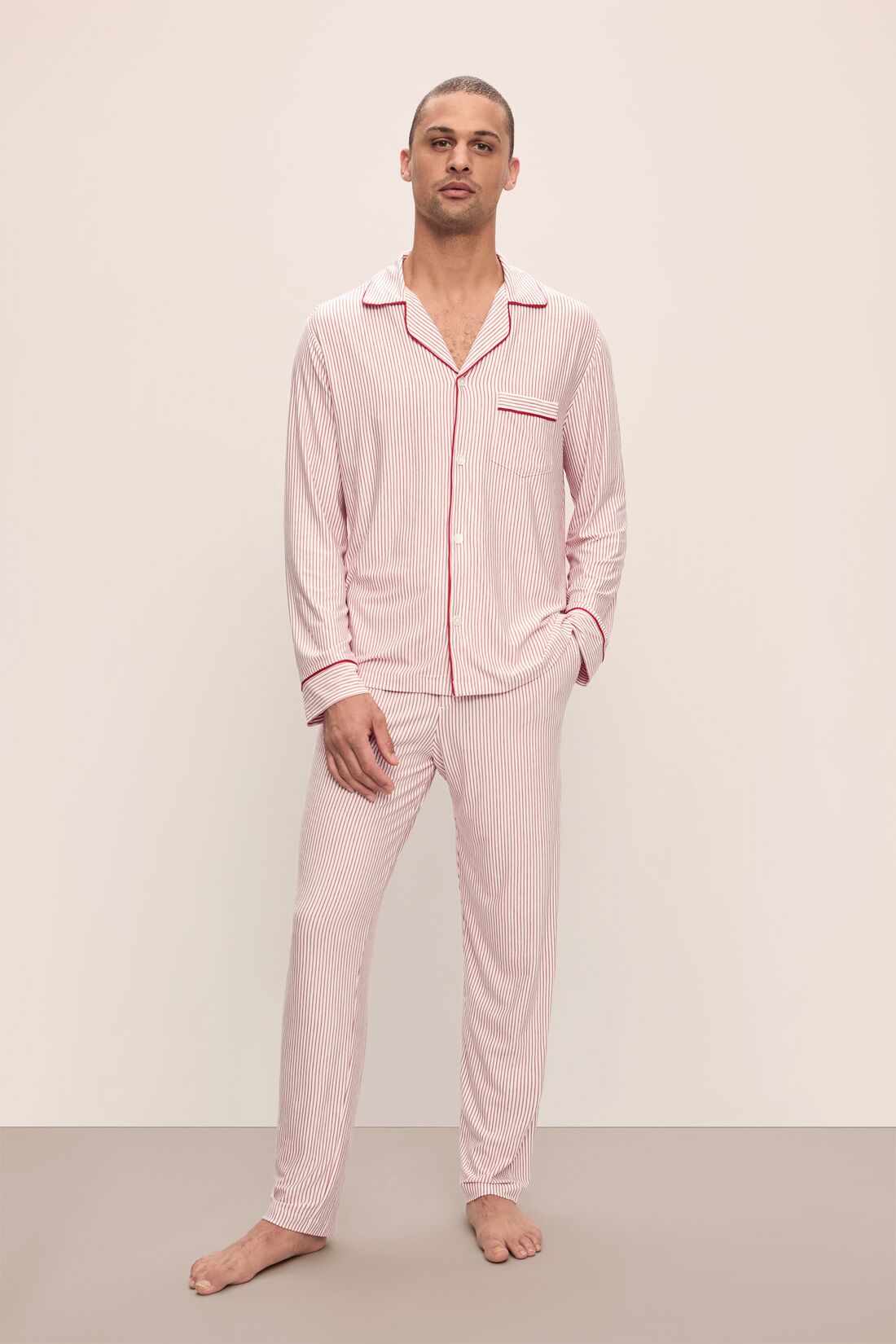 William Printed TENCEL™ Modal Long PJ Set