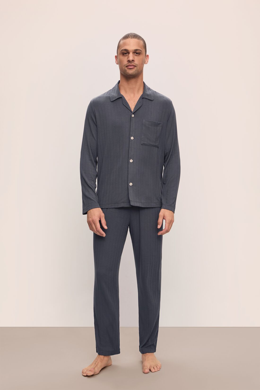William TENCEL™ Modal Rib Long PJ Set