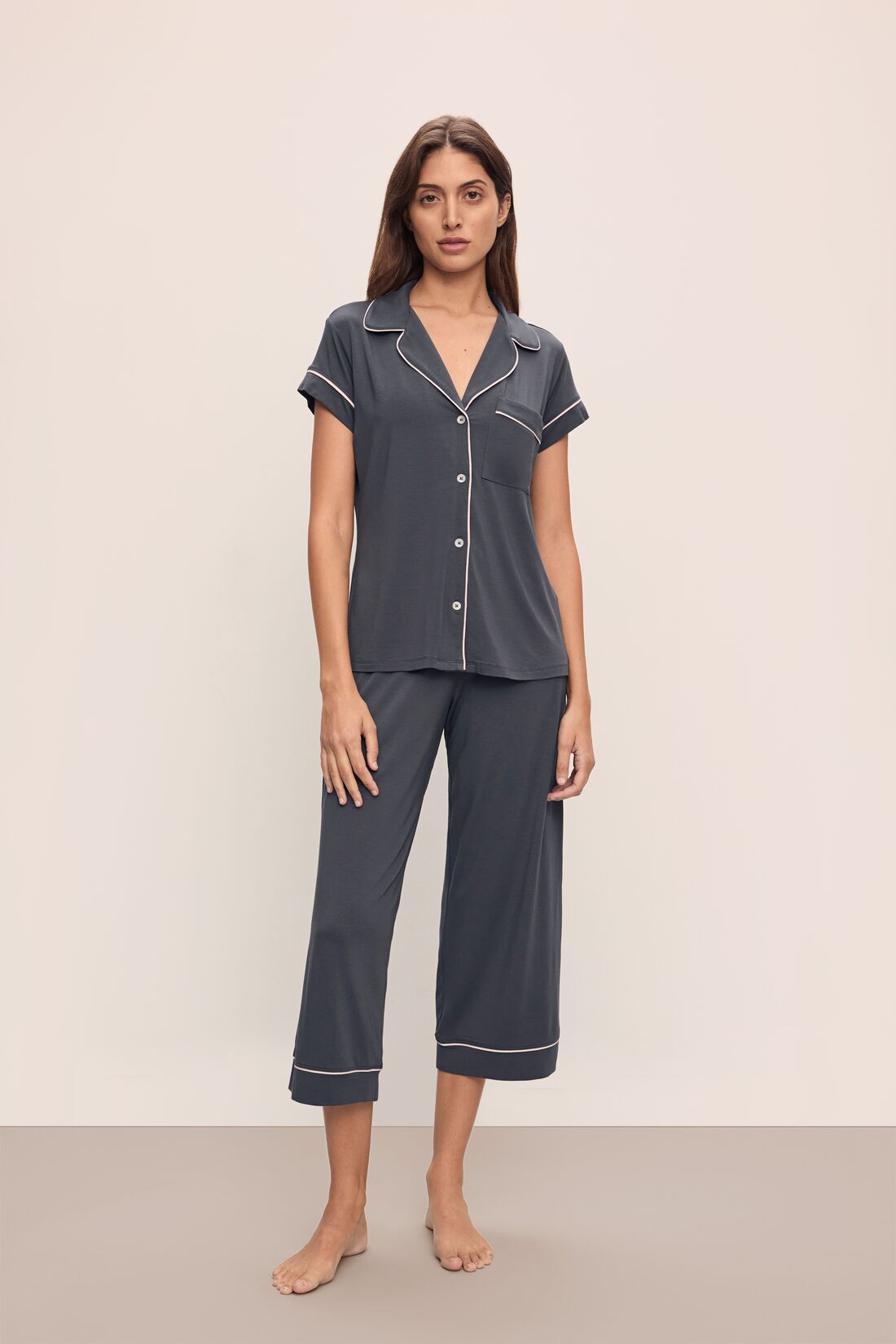 Gisele TENCEL™ Modal Short Sleeve Cropped PJ Set