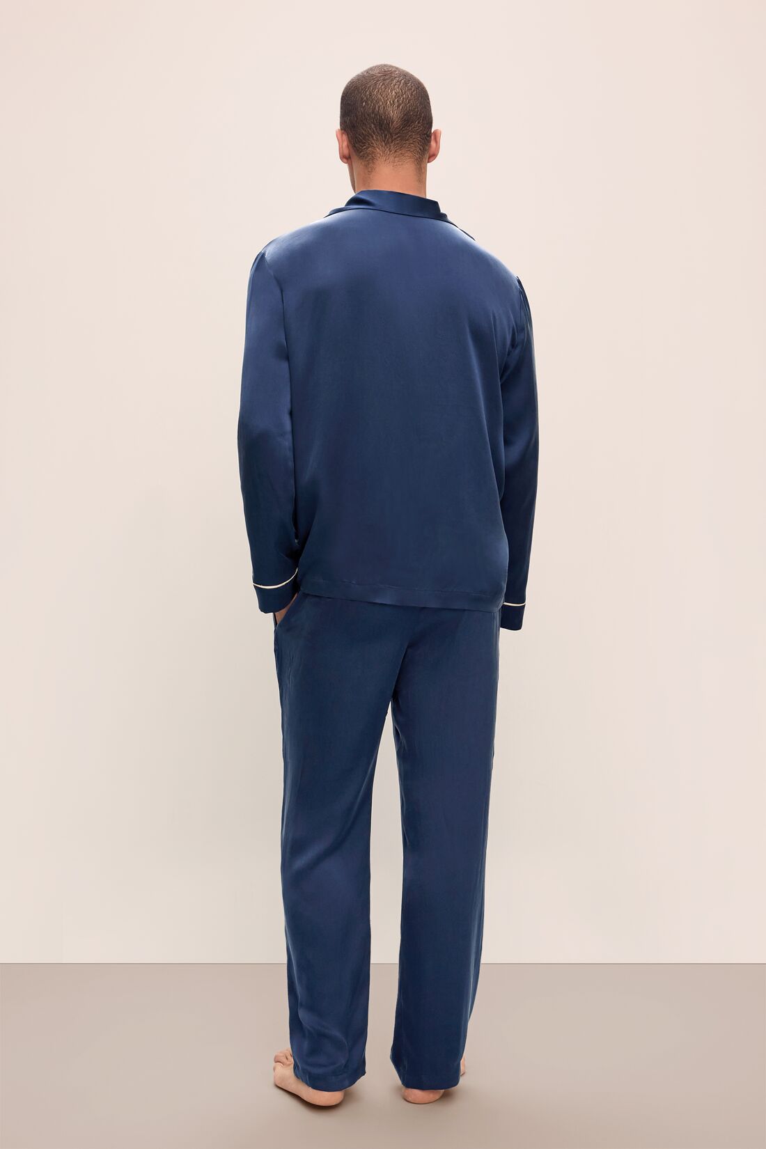 Charles Washable Silk Long PJ Set