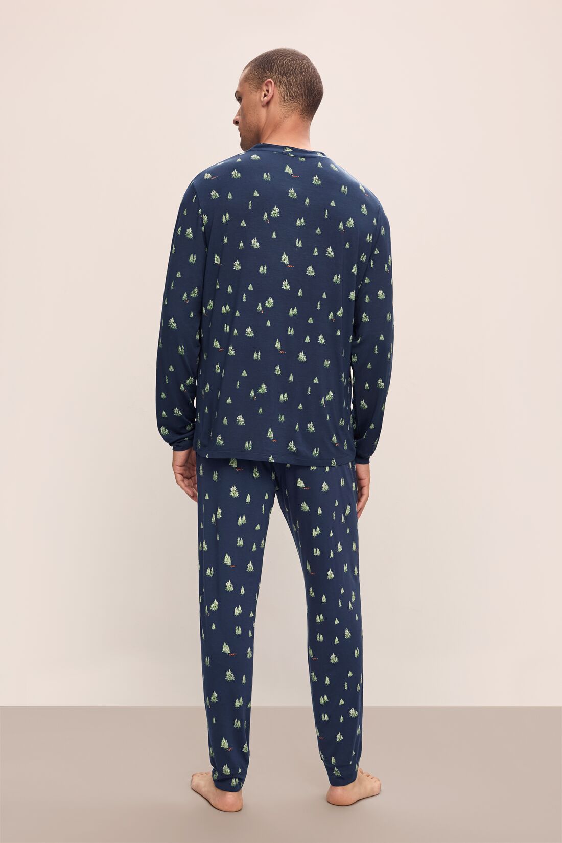 Henry Printed TENCEL™ Modal Long PJ Set