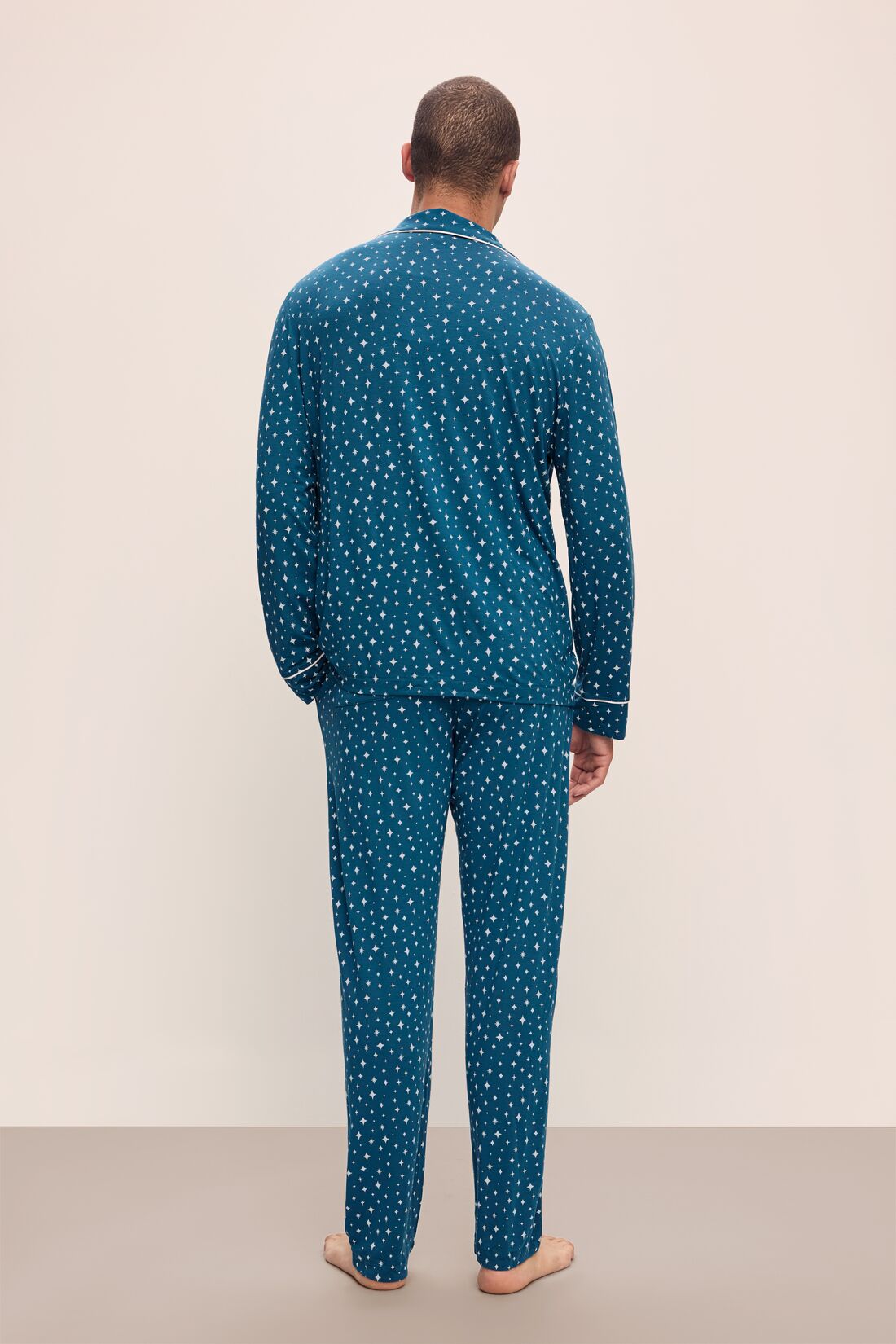 William Printed TENCEL™ Modal Long PJ Set