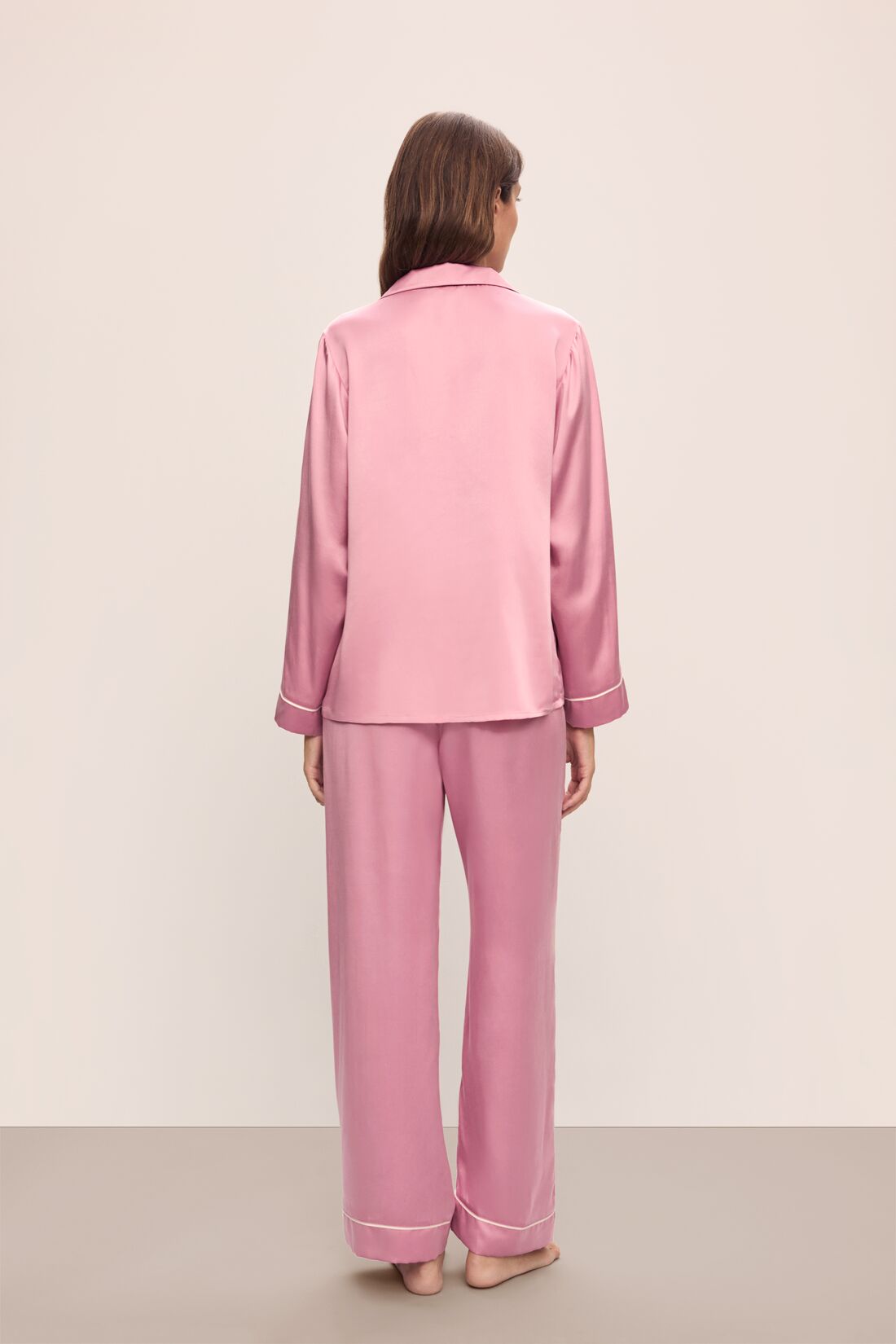 Inez Washable Silk Long PJ Set