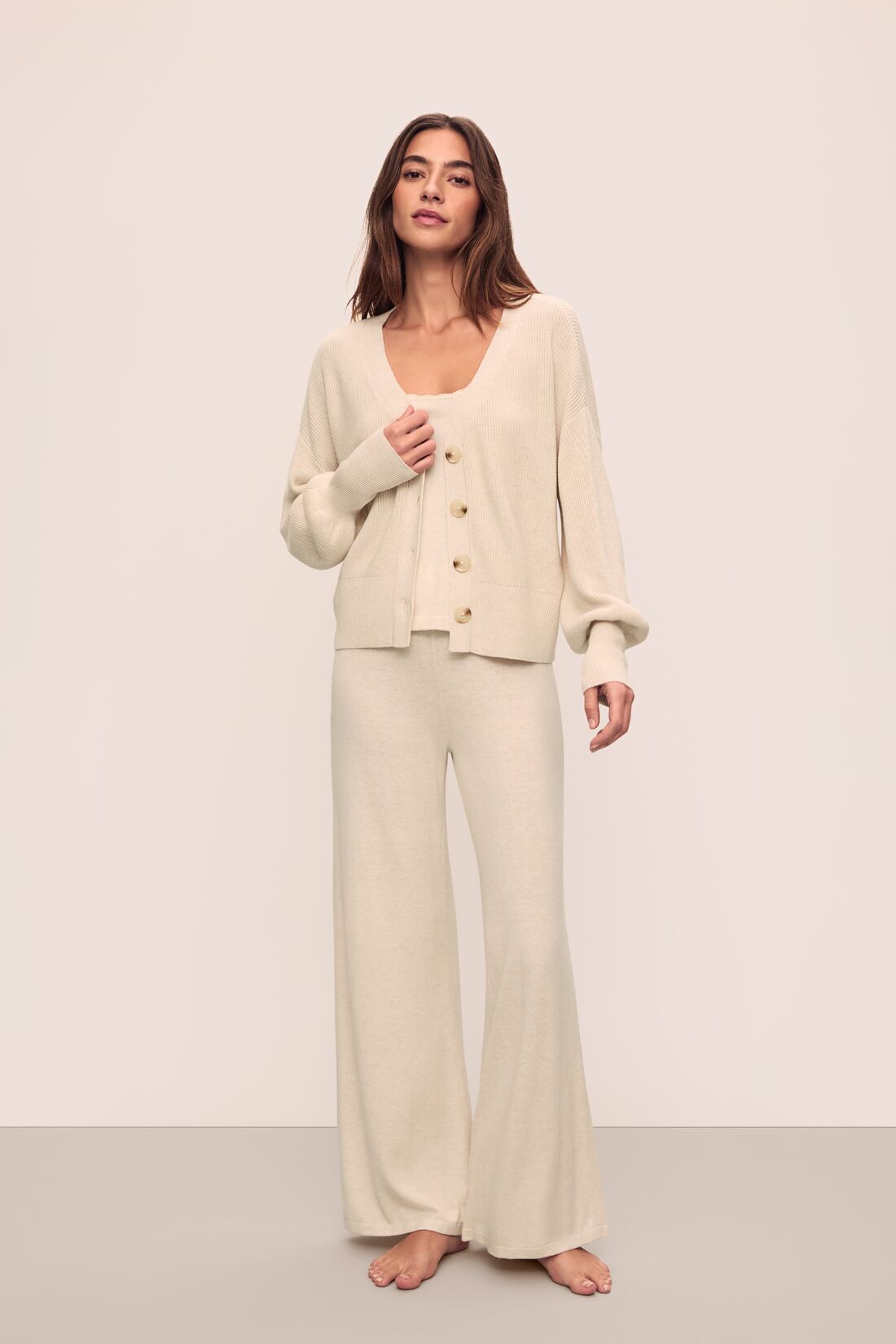 Fine Gauge Sweater Cardigan