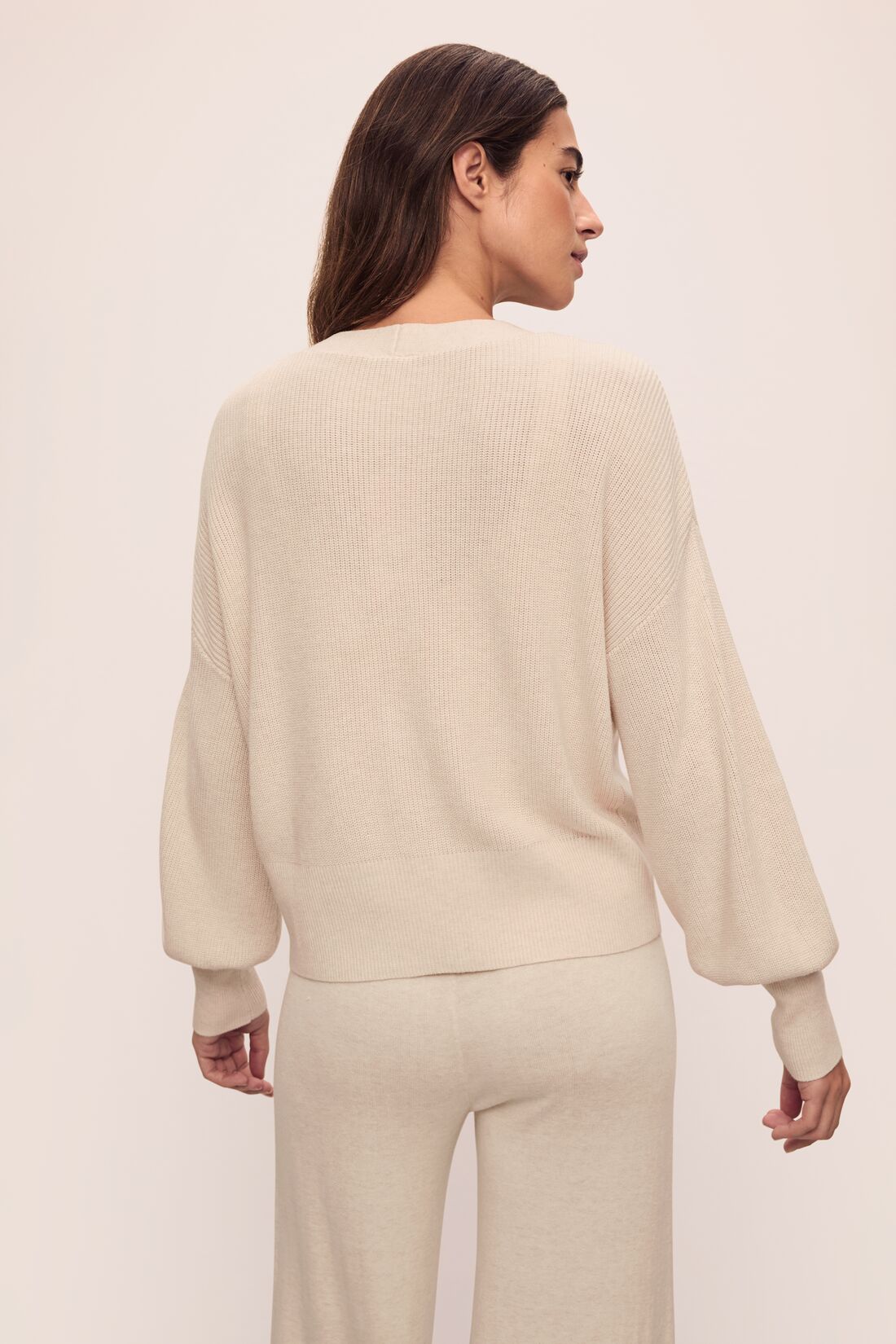 Fine Gauge Sweater Cardigan