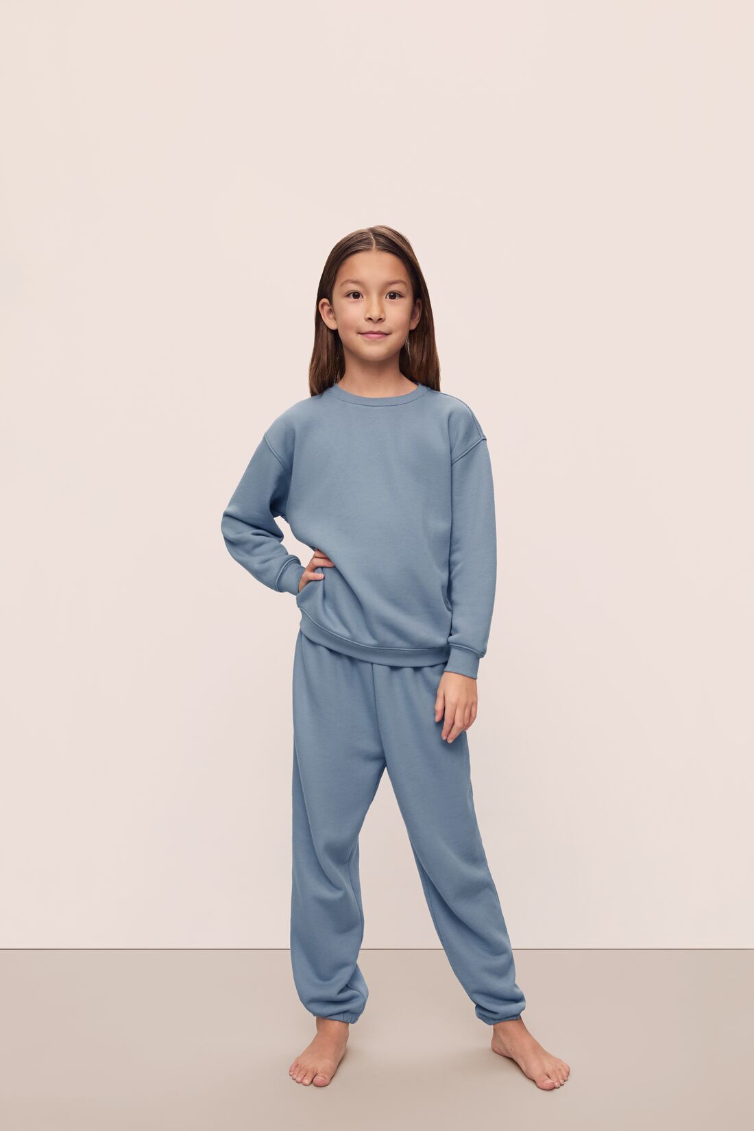 Kid's French Terry Sweatshirt and Jogger Set