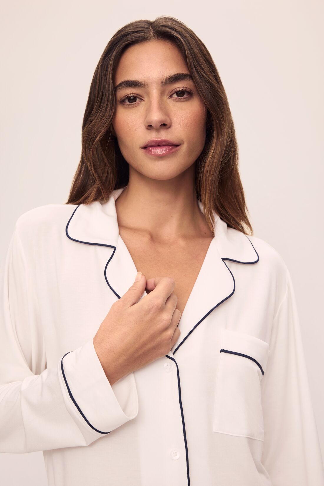 Gisele TENCEL™ Modal Relaxed Long Sleeve Short PJ Set