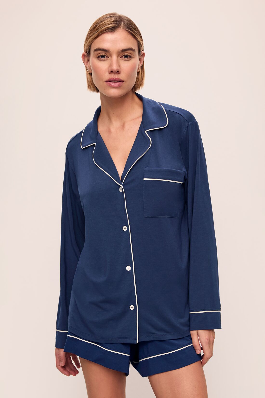 Gisele TENCEL™ Modal Relaxed Long Sleeve Short PJ Set