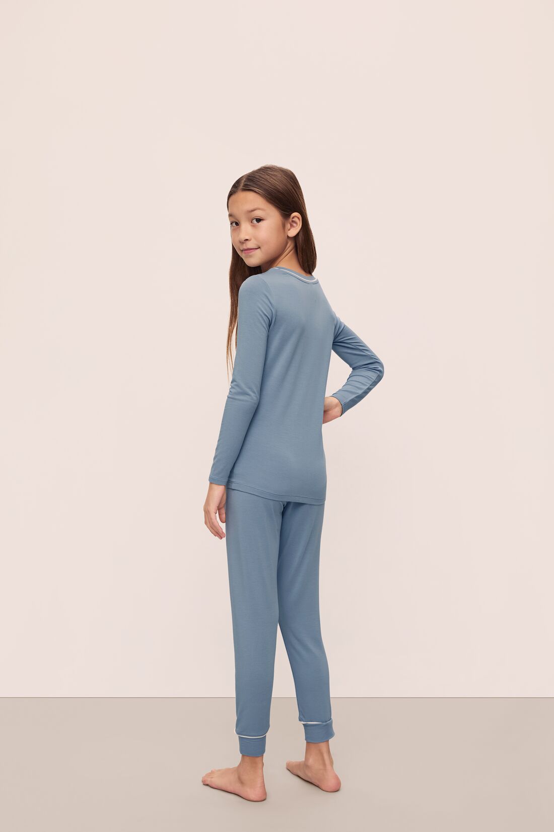 Kids TENCEL™ Modal Unisex Long PJ Set