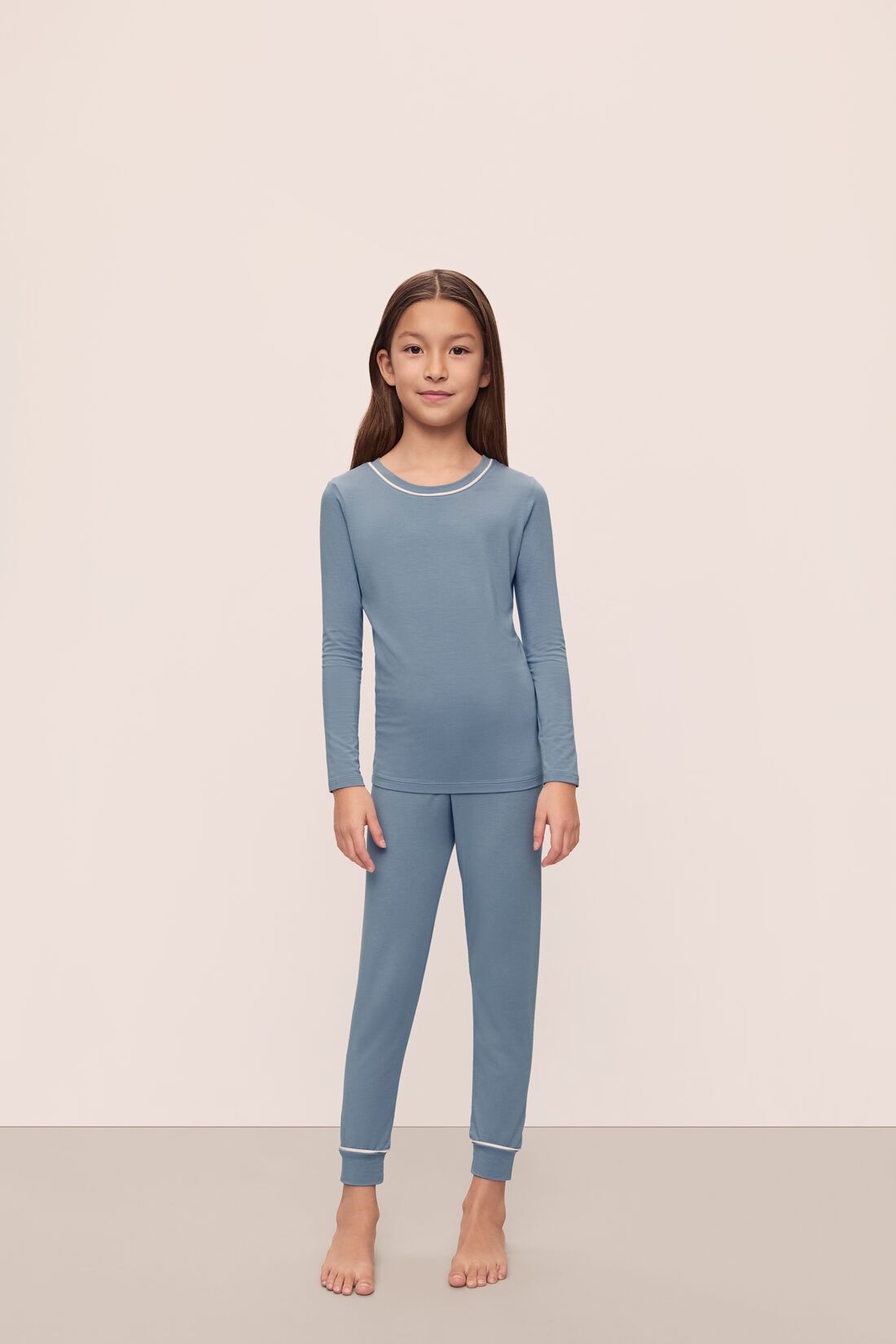 Kids TENCEL™ Modal Unisex Long PJ Set