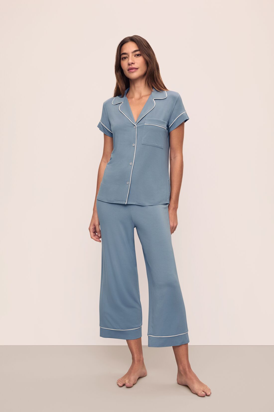 Gisele TENCEL™ Modal Short Sleeve Cropped PJ Set