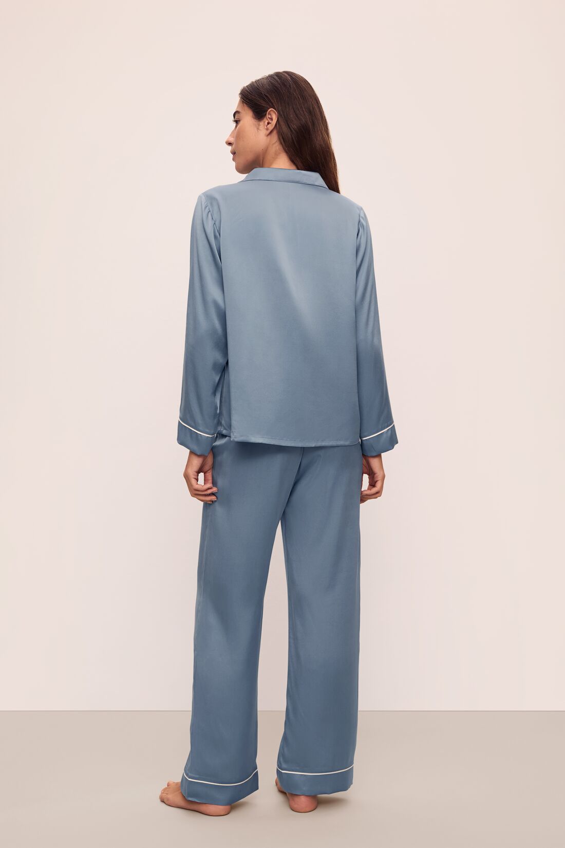 Inez Washable Silk Long PJ Set