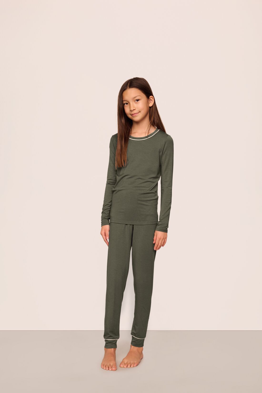 Kids TENCEL™ Modal Unisex Long PJ Set