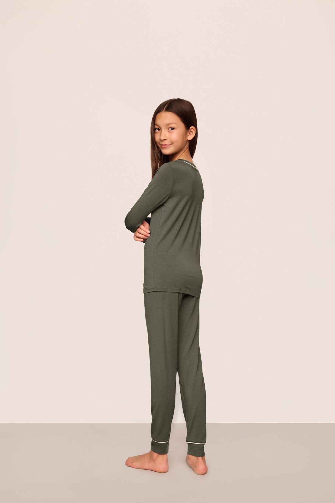 Kids TENCEL™ Modal Unisex Long PJ Set
