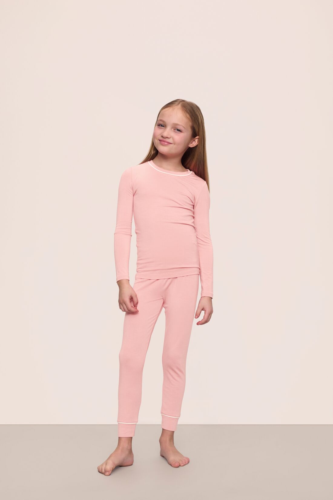 Kids TENCEL™ Modal Unisex Long PJ Set