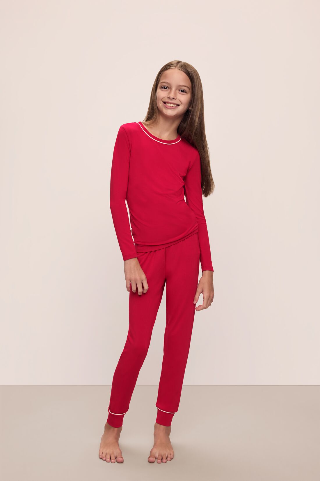 Kids TENCEL™ Modal Unisex Long PJ Set