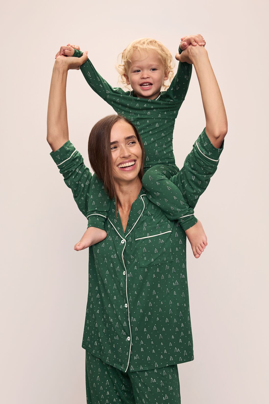 Kids Printed TENCEL™ Modal Unisex Long PJ Set