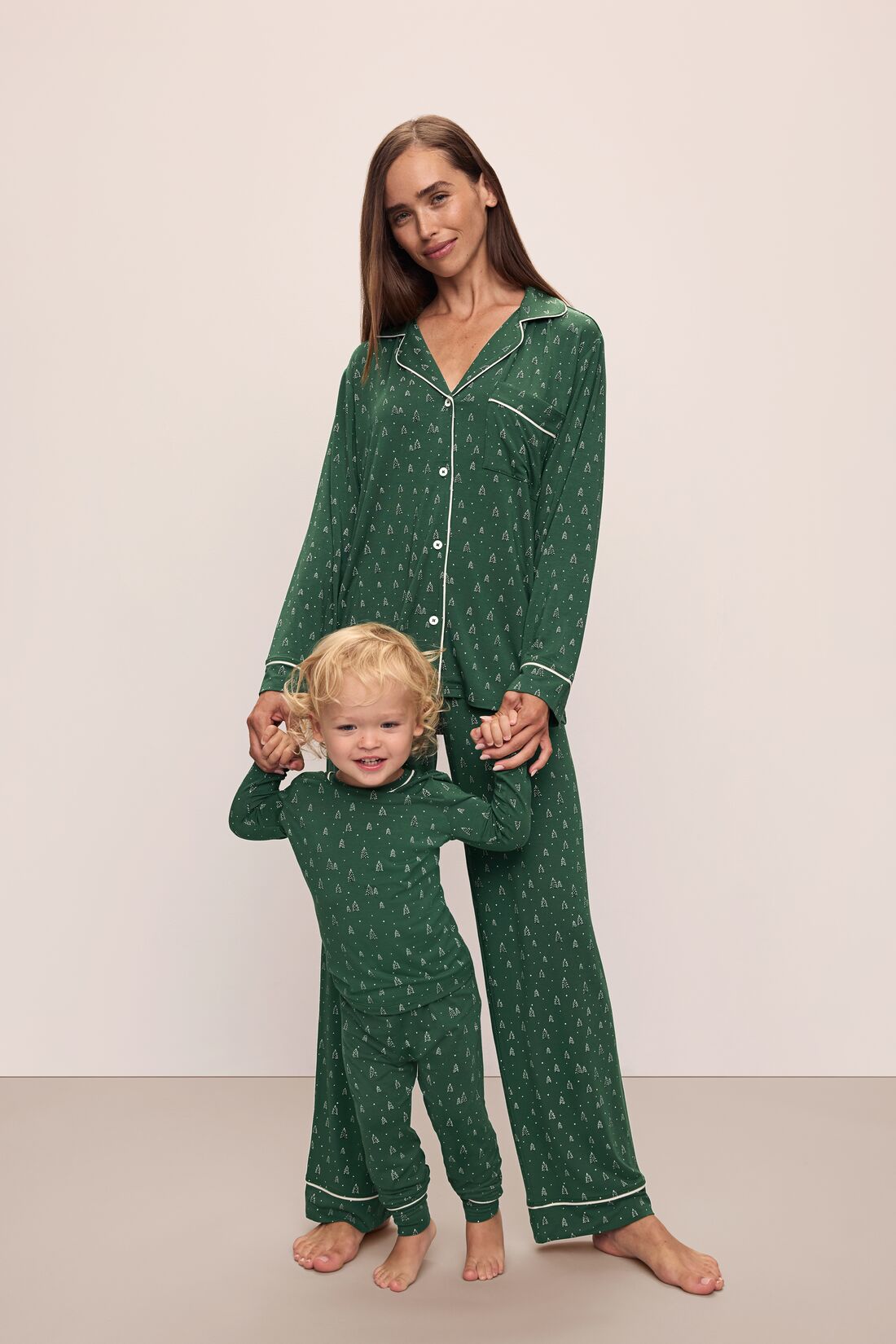 Kids Printed TENCEL™ Modal Unisex Long PJ Set