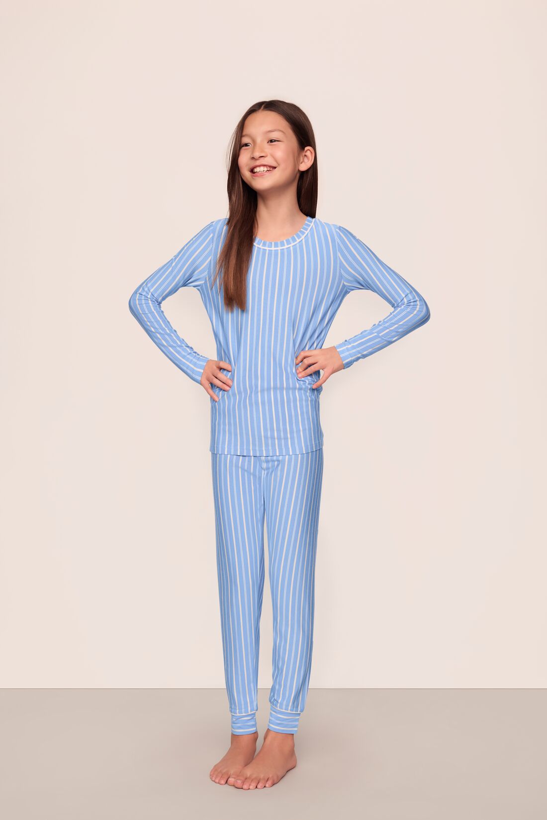 Kids Printed TENCEL™ Modal Unisex Long PJ Set