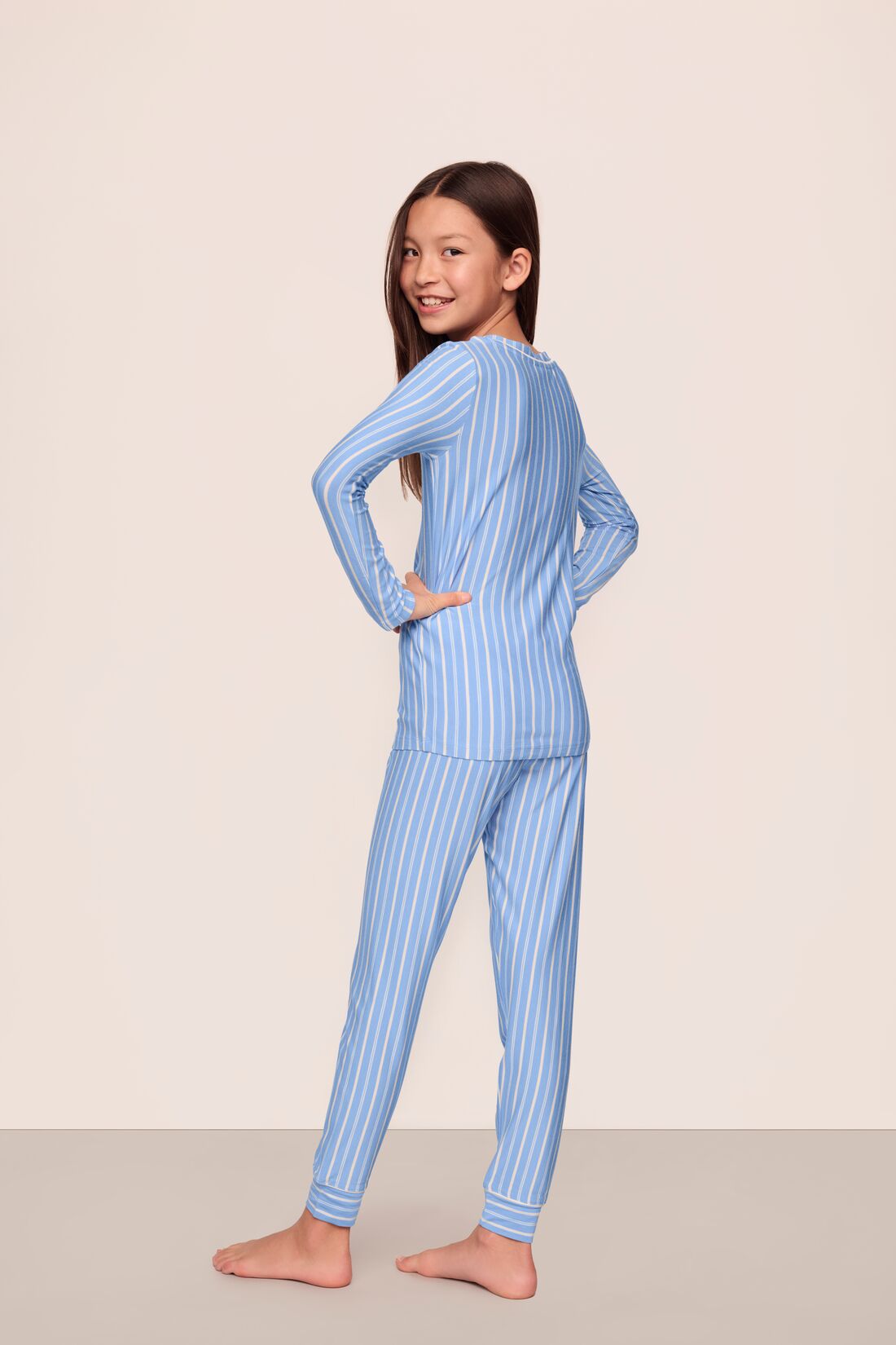 Kids Printed TENCEL™ Modal Unisex Long PJ Set