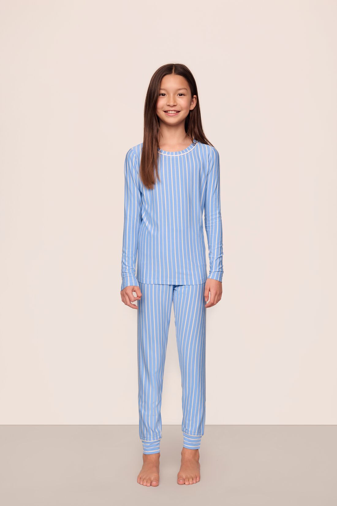 Kids Printed TENCEL™ Modal Unisex Long PJ Set