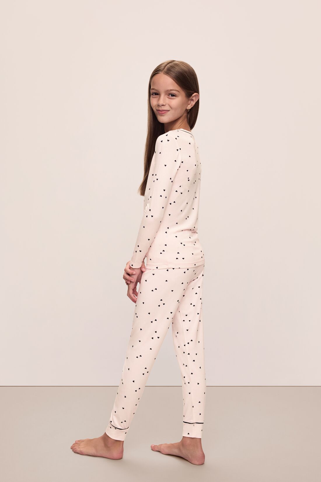 Kids Printed TENCEL™ Modal Unisex Long PJ Set
