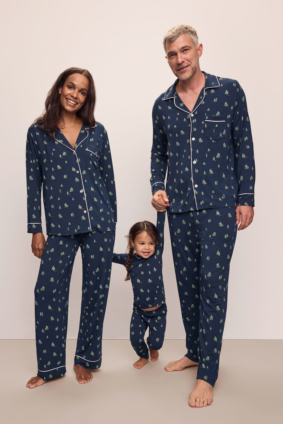 William Printed TENCEL™ Modal Long PJ Set