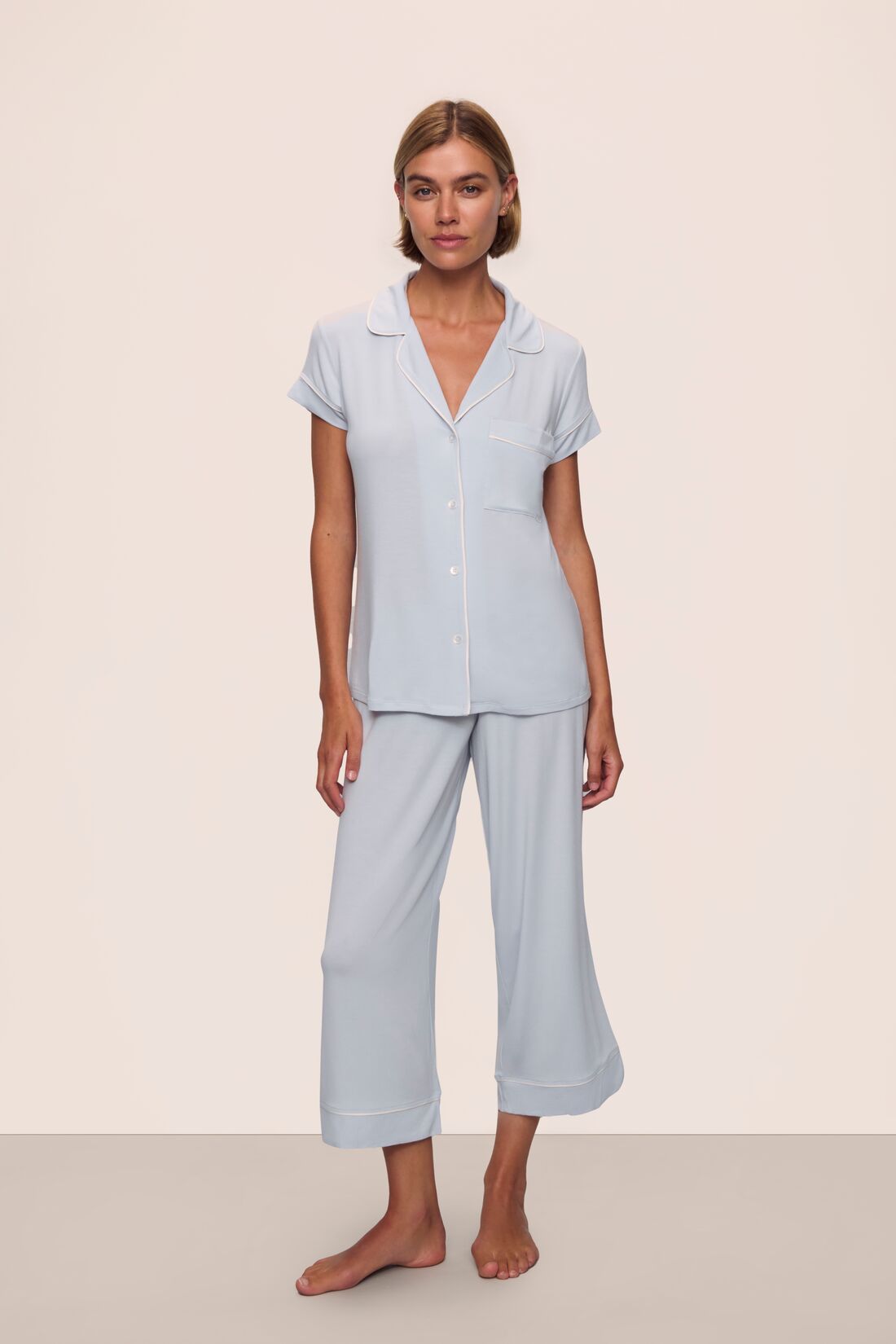 Gisele TENCEL™ Modal Short Sleeve Cropped PJ Set