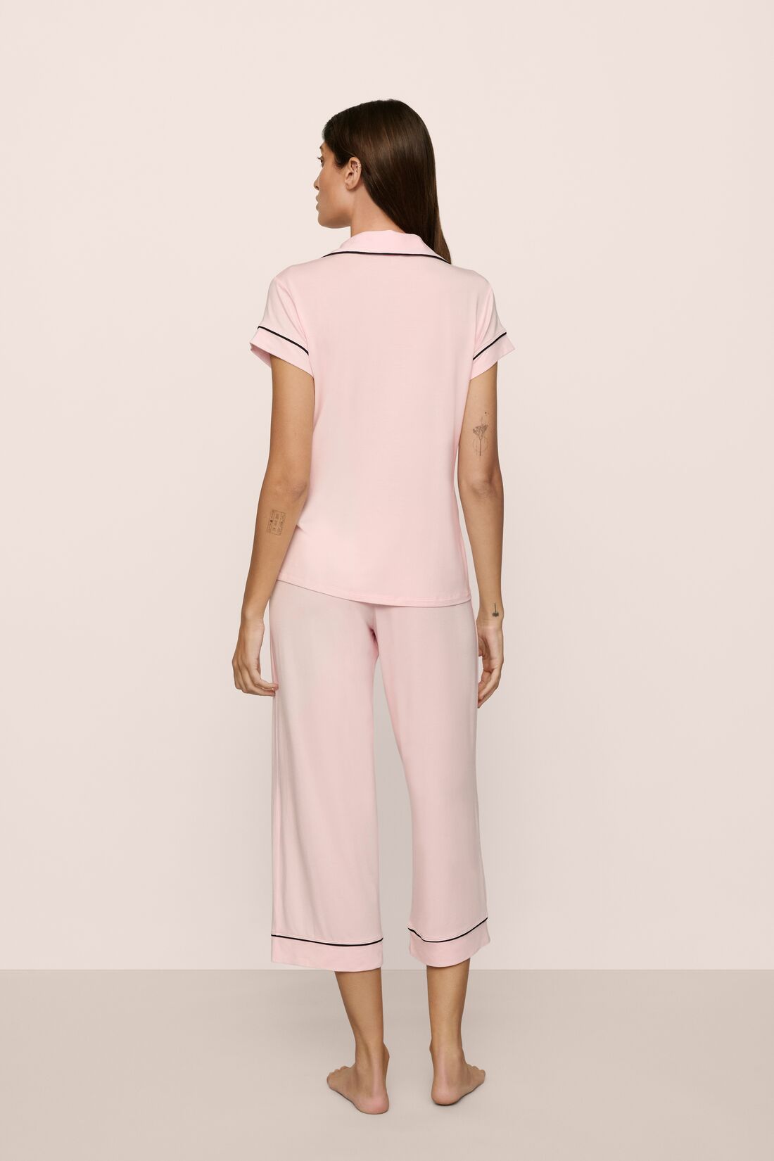 Gisele TENCEL™ Modal Short Sleeve Cropped PJ Set