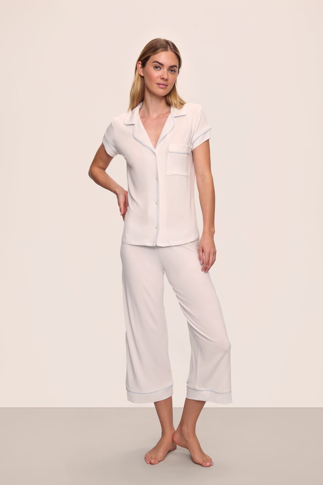 Gisele TENCEL™ Modal Short Sleeve Cropped PJ Set