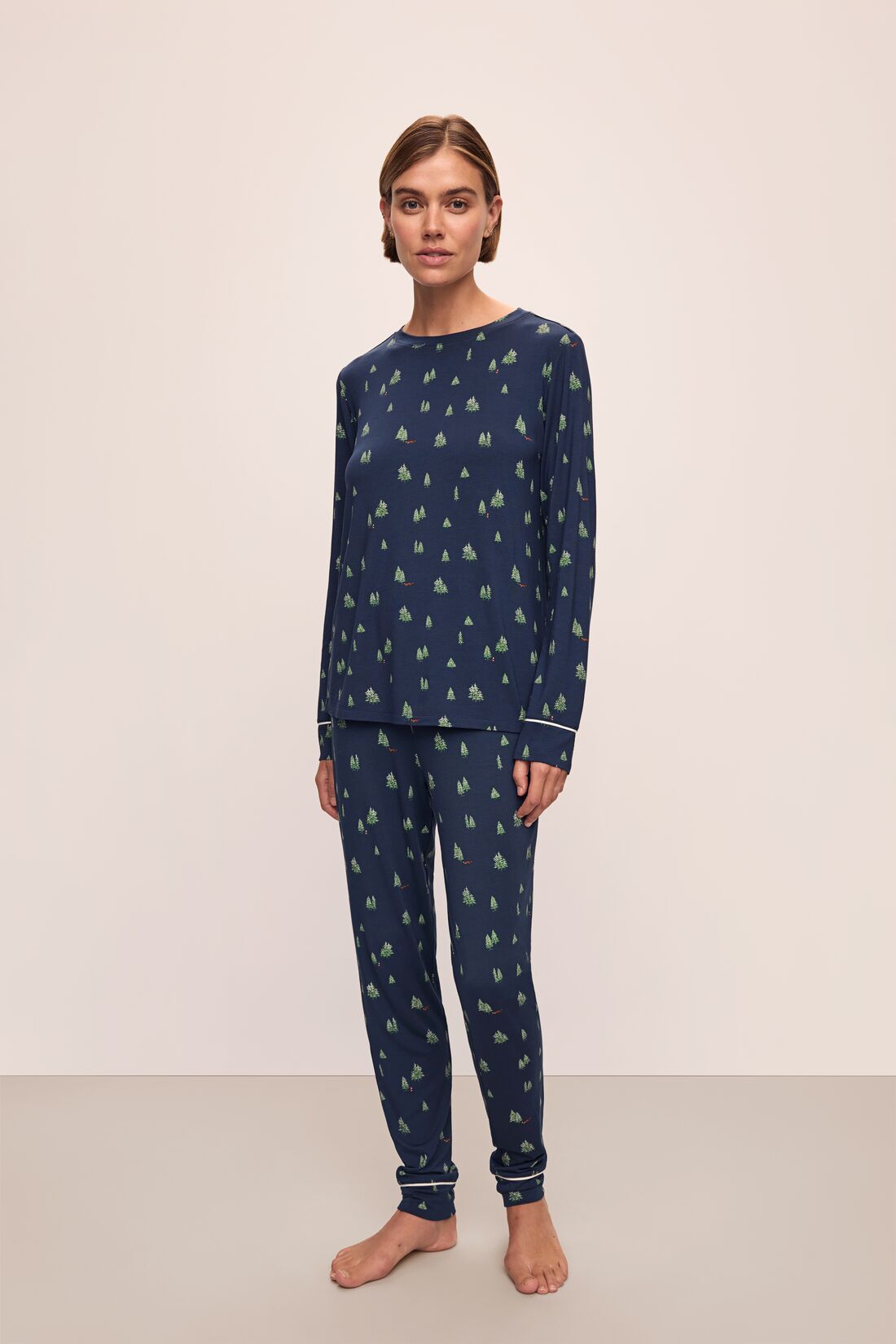 Gisele Printed TENCEL™ Modal Crewneck PJ Set